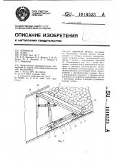 Щитовая крепь (патент 1016523)