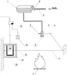 Установка автоматического пожаротушения (патент 2636009)