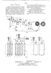 Устройство для изготовления многослойных лент (патент 735424)