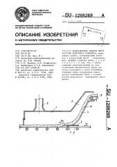 Аспирационное укрытие места загрузки ленточного конвейера (патент 1208269)