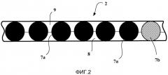 Шина, содержащая корды каркасной арматуры разной проницаемости (патент 2535965)