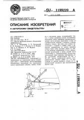 Корчеватель (патент 1199220)