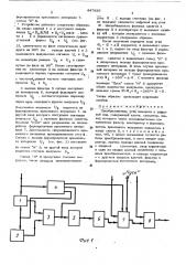 Преобразователь угла поворота в цифровой код (патент 447826)