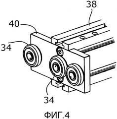 Привод двери с двухроликовой поперечной направляющей (патент 2563786)