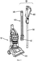 Узел рукоятки пылесоса (патент 2358635)