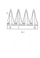 Съёмная гребёнка очёсывающего оборудования (патент 2646054)