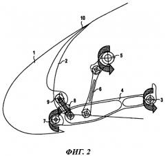 Приводная система для элемента увеличения подъемной силы на передней кромке крыла (патент 2478521)
