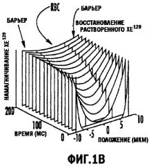 Системы и способы оценки переноса газа в легких, используя mpt с гиперполяризованным 129xe (патент 2452372)