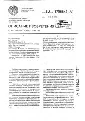 Высоковольтный тиратронный коммутатор (патент 1758843)