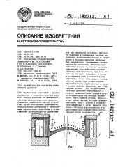 Устройство для разгрузки избыточного давления (патент 1427137)