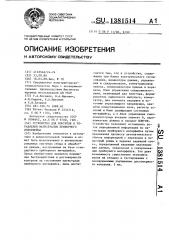 Устройство для контроля и управления магистралью приборного интерфейса (патент 1381514)