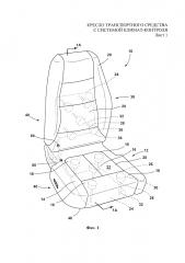 Кресло транспортного средства с системой климат-контроля (патент 2665982)