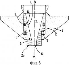 Лазерное сопло с подвижным элементом (патент 2607889)