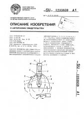 Устройство для сушки рук (патент 1233859)