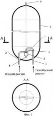 Газожидкостный реактор (варианты) (патент 2256495)