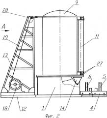 Способ установки ступени ракеты-носителя на испытательный стенд и устройство для его осуществления (патент 2564467)