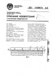 Химически стойкий пол @ (патент 1559072)