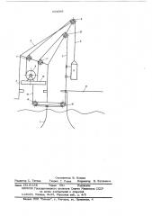 Устройство для передачи грузов с одного судна на другое в условиях открытого моря (патент 534389)