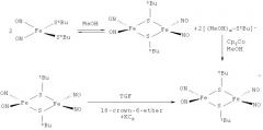 Моноядерные динитрозильные комплексы железа, способ получения моноядерных динитрозильных комплексов железа, донор монооксида азота, применение моноядерного динитрозильного комплекса железа в качестве противоопухолевого лекарственного средства (патент 2494104)