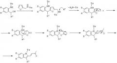 Способ получения 4-[1-(толил-4-сульфонил)-1h-индолил-2]-бут-3-ен-2-онов (патент 2294325)