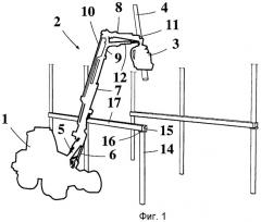 Способ и устройство для подъема стального каркаса (патент 2459915)