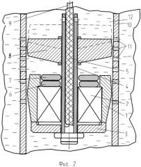 Устройство для магнитно-гидроимпульсной обработки скважин (варианты) (патент 2303690)