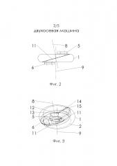 Двухосевая машина (варианты) (патент 2632810)
