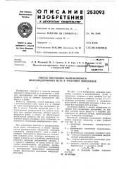Способ постановки выправляемого железнодорожного пути в требуемое положение (патент 253093)
