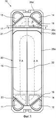 Пластина пластинчатого теплообменника и пластинчатый теплообменник (патент 2604121)