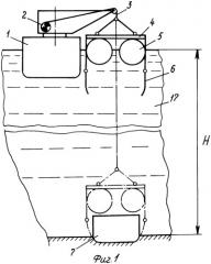 Способ подъема затонувшего объекта и устройство для его осуществления (патент 2316446)