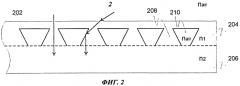 Слоистая конструкция с внутренними полостями для использования с фотоэлементами и способ ее изготовления (патент 2571441)