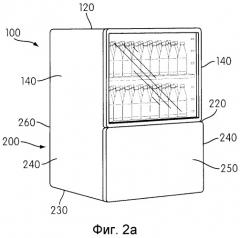 Модульная холодильная витринная система товаров (патент 2563758)
