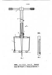 Почвенный бур с ручным приводом (патент 1102880)