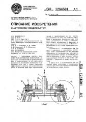 Торцовая щетка для очистки дорожных покрытий (патент 1284501)