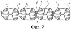 Тонкий матрац с пружинами в чехлах и способ и устройство для его изготовления (патент 2372009)