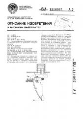 Устройство для дистанционных измерений смещений горных пород (патент 1314057)