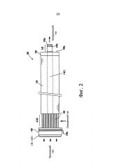 Мембранный модуль разделения газов и способ замены элемента из полых волокон (патент 2637329)