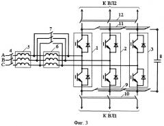 Комбинированная установка для компенсации реактивной мощности и плавки гололеда (варианты) (патент 2505903)