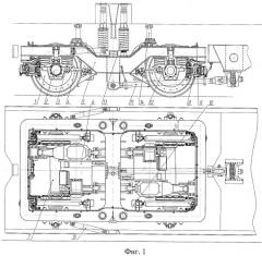 Тележка рельсового транспортного средства (патент 2423259)