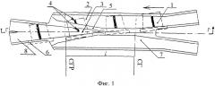 Крестовина для пересечения заводских железных дорог (патент 2427680)