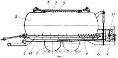 Разбрасыватель полужидких органических удобрений (патент 2288563)
