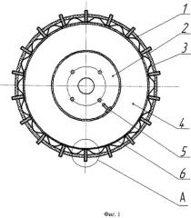 Колесо с выдвижными шипами (патент 2457117)