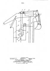 Гидравлический привод рабочего оборудования одноковшового экскаватора (патент 949091)