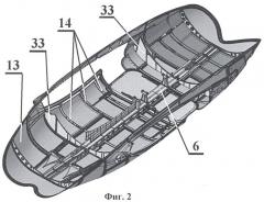 Центральная часть фюзеляжа и бимс (патент 2443599)