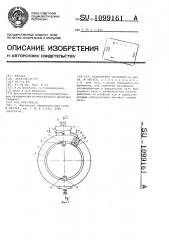 Поворотная заслонка (патент 1099161)