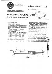 Устройство для укладки гибких магистралей выемочных машин (патент 1222857)