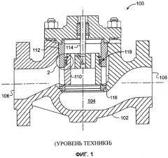 Двусторонний уплотнительный узел двунаправленного действия для использования с клапанами (патент 2527002)