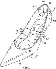 Система обувной опорной стельки (патент 2432890)