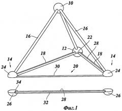 Стержневая несущая конструкция (патент 2477354)