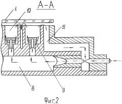 Приспособление для упрочнения нижней поверхности движущейся ленты флоат-стекла (патент 2299184)